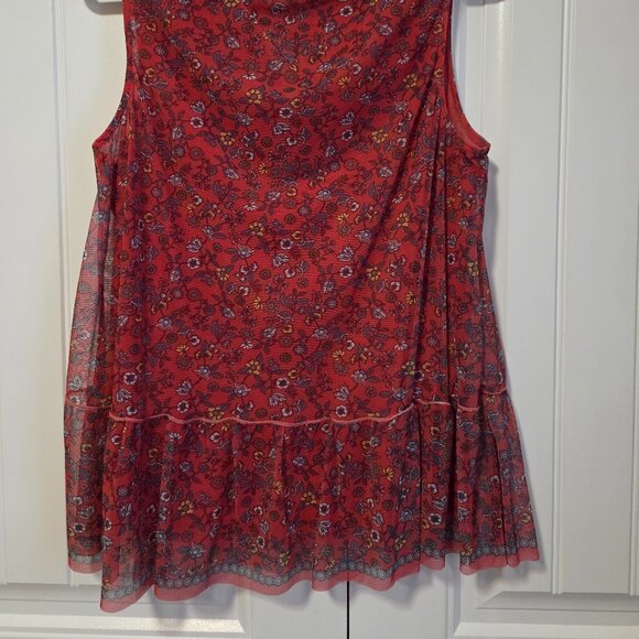 Max Studio floral sleeveless top, never worn - Picture 2 of 3